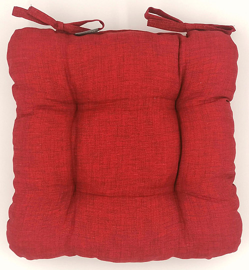 Chaise assise EDGAR rouge 402