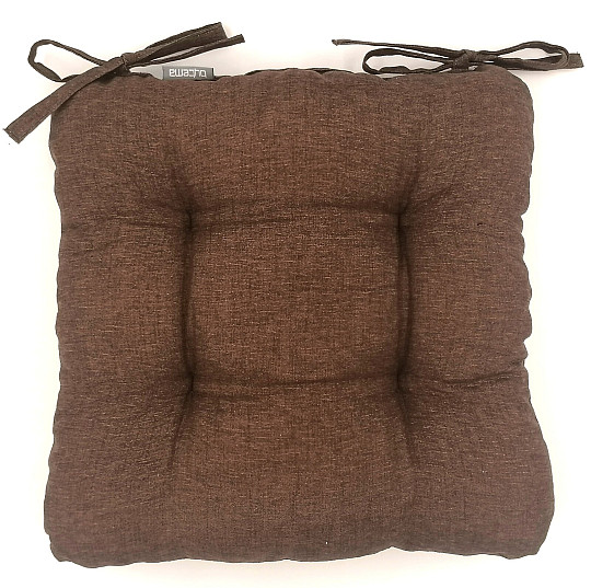 Coussins de chaise EDGAR marron 902