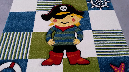 Tapis pièce enfant PIRATE neuf