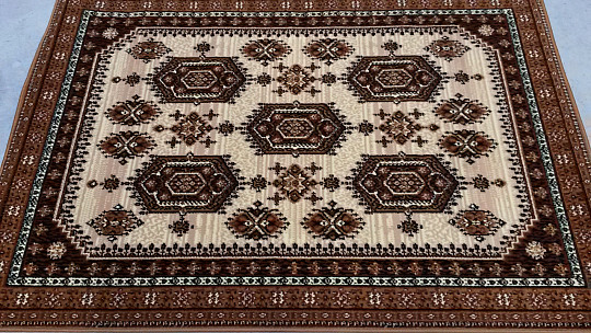 Tapis en pièces TASHKENT beige