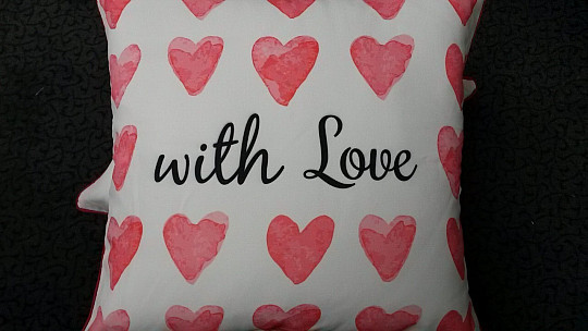 Housse de coussin déco LOVE 4