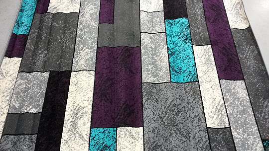 Tapis AMAZON 1 gris violet