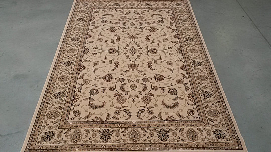 Tapis classique en laine ORIENT crème