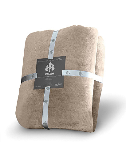 Couverture douce IRISETTE 87 MOCCA