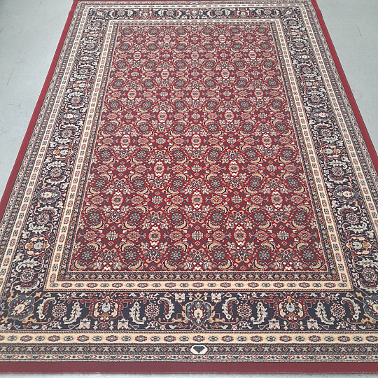 Tapis classique en laine ORIENT motif all-over bordeaux