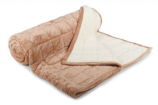 Couverture microfibre EXTRA DOUCE MOUTON couture HALLOWN