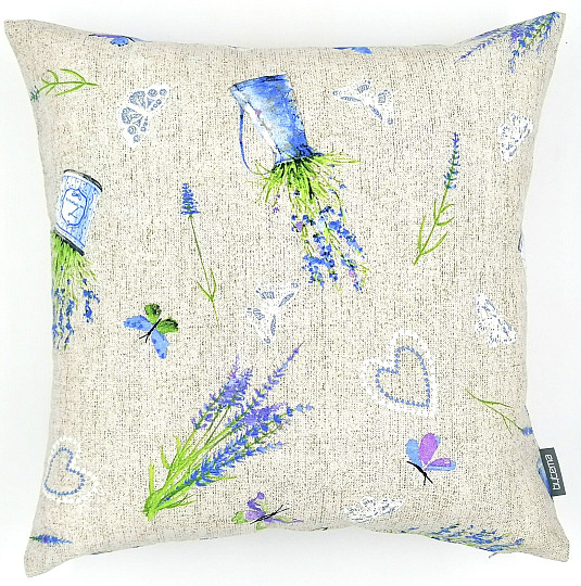 Taie d&#39;oreiller décorative BLEU LAVANDE