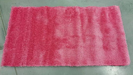 Tapis pièce rose SHAGGY AFRIGO brillant