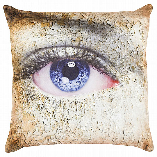 Coussin décoratif VELOURS Oeil doré