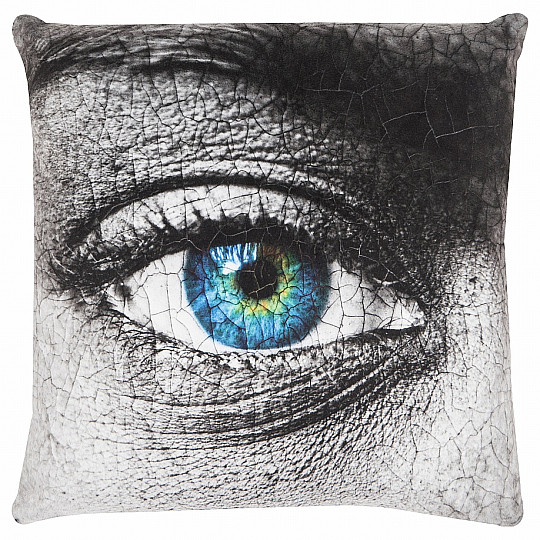 Coussin décoratif VELVET Oeil argenté