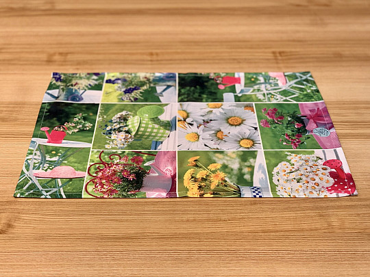 nappes et foulards SPRING GARDEN