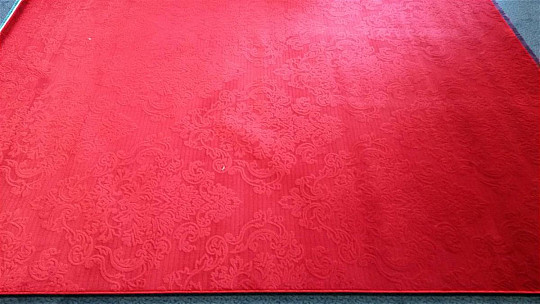 Tapis en pièces AVANTGARDE rouge