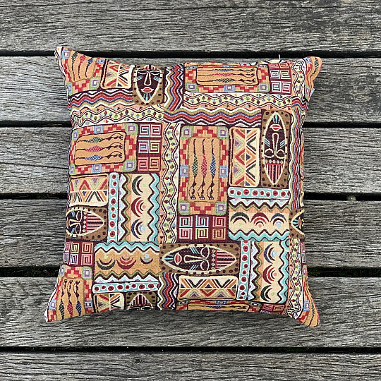 Housse de coussin tapisserie AFRIQUE KENYA