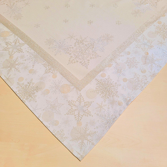 Nappes et foulards de Noël ARGENT NOËL Argent NATUREL