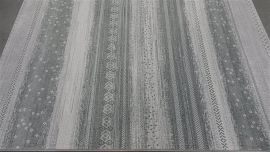 tapis moderne FONT gris vert