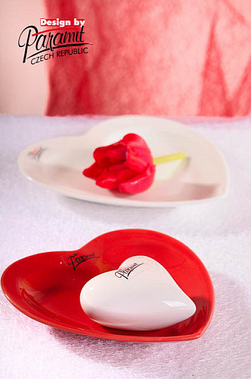 Soucoupe COEUR ROUGE