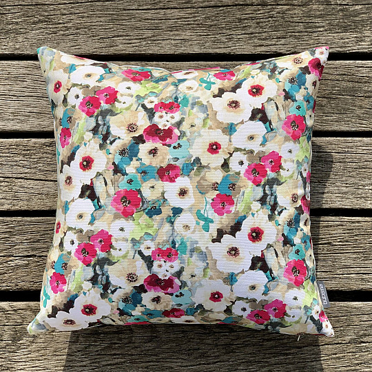 Housse de coussin déco FLEUR DE MONET