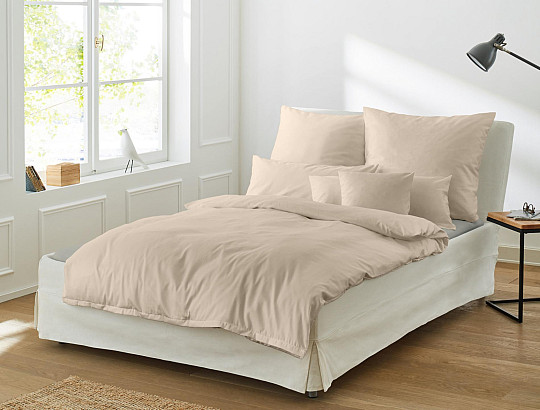 IRISETTE satin de coton luxe Paris beige
