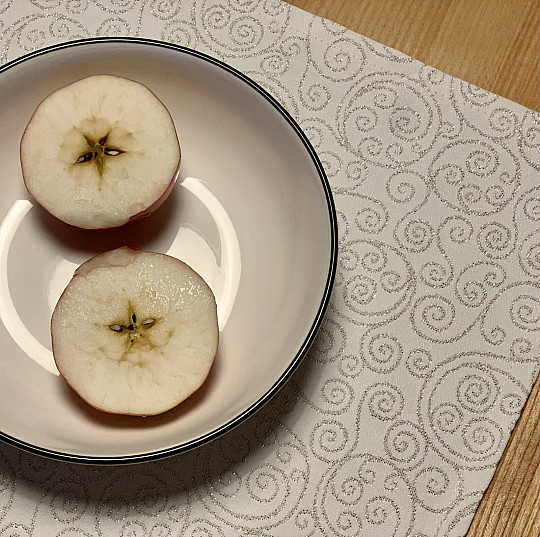 Décor de table de Noël Ornement FLASH argent naturel