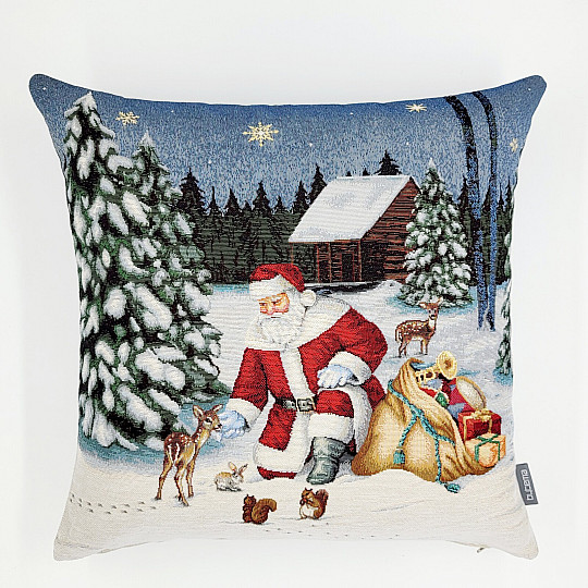 Couverture tapisserie de Noël PÈRE NOËL 2