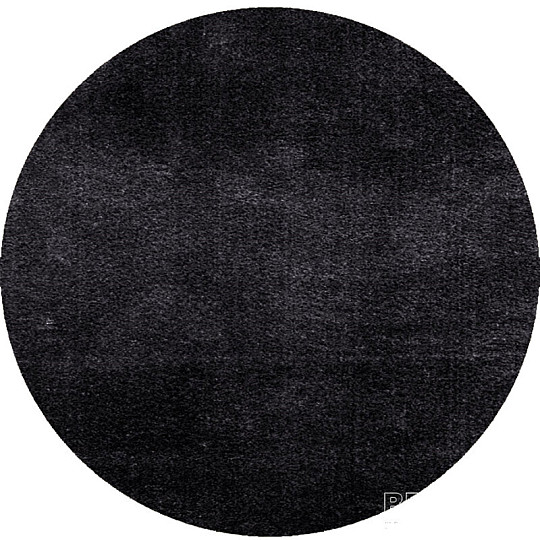 Tapis rond SHAGGY GALA foncé. chocolat