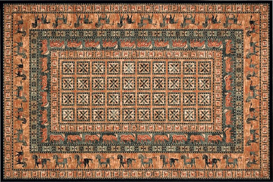 Tapis de luxe en laine KASHQAI 500