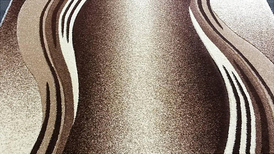 Tapis en pièces ENIGMA marron