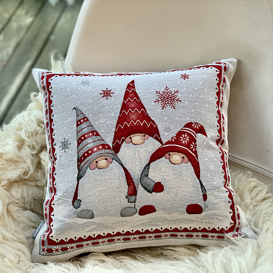 Housse de tapisserie de Noël LUTINS DE NOËL