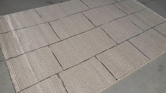 Tapis design en laine PERLA géo