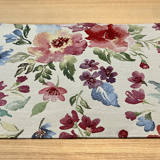 Nappe tapisserie FLEURS PASTEL