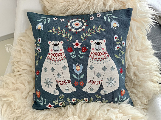 Housse de coussin Gobelin MERRY ANIMALS 6