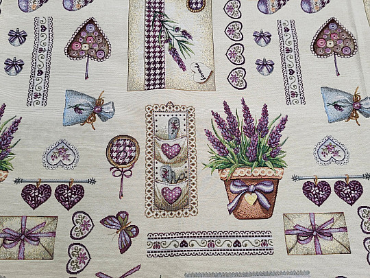 Nappe tapisserie, foulard Lavande 4