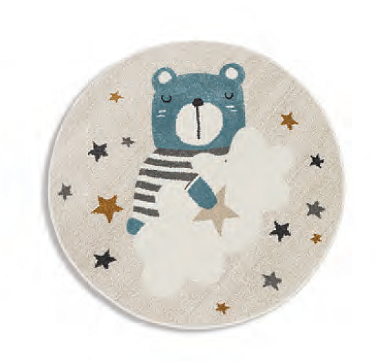 Tapis rond enfant Ours VEGAS