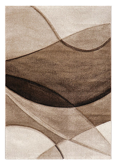 Tapis pièce moderne DIAMOND vagues géométriques