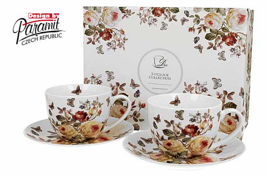 Ensemble de tasses à expresso en porcelaine ROSE