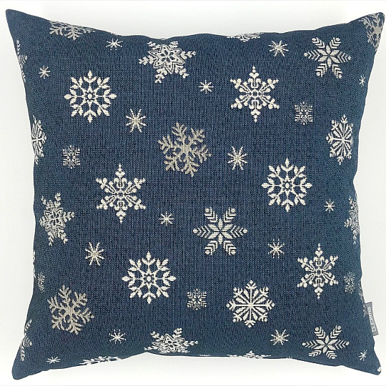 Housse de tapisserie de Noël FLOCON BLEU