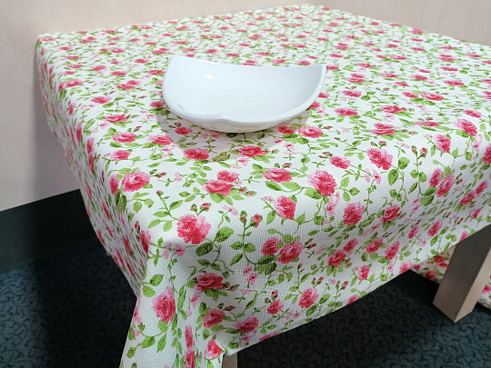 Nappe LAURA - petites fleurs roses