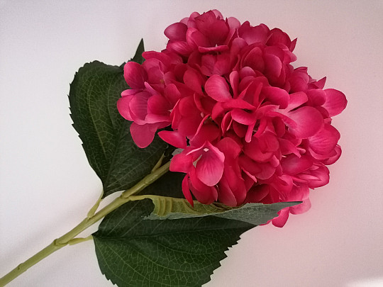 HYDRANGEA - fleur artificielle rose foncé