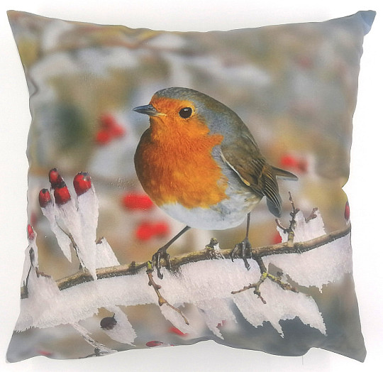 Housse décorative de Noël OISEAU EN HIVER