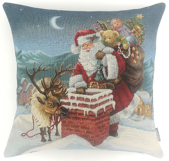 Couverture tapisserie de Noël PÈRE NOËL 1