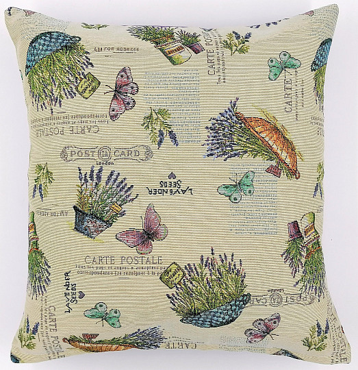 Housse de coussin tapisserie JARDIN 2
