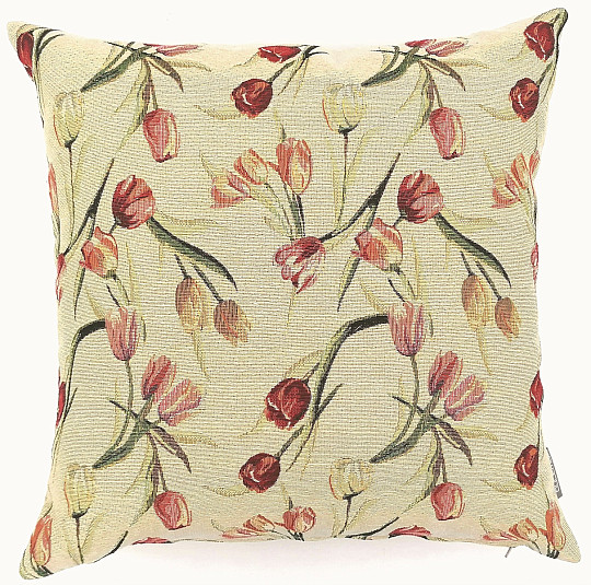 Housse de coussin tapisserie TULIPE