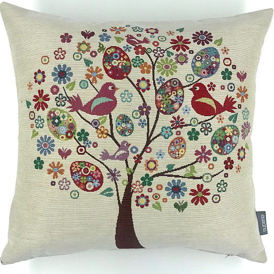 Housse de coussin tapisserie TREE SPRING