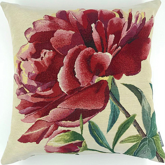 Housse de coussin tapisserie FLEURS 1