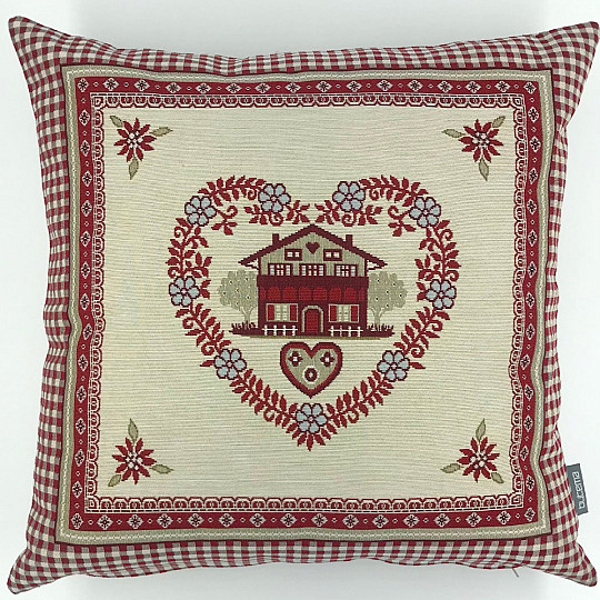 Housse de coussin tapisserie ALPES TYROLIENNES 3