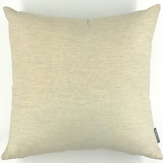 Housse de coussin déco PASTEL marron clair