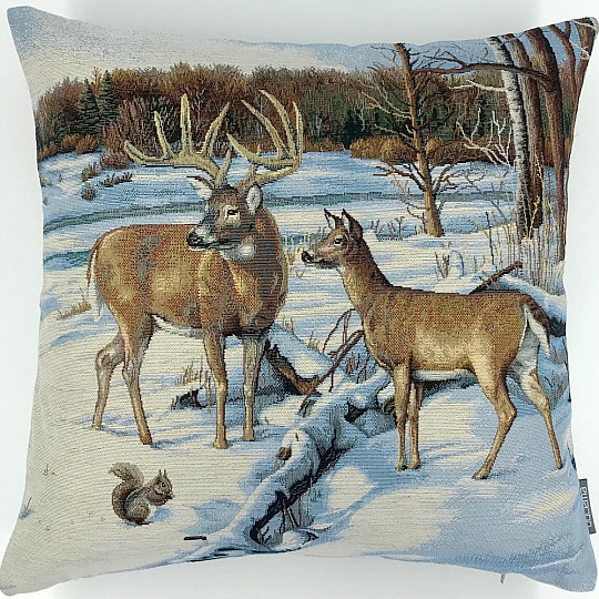 Housse tapisserie de Noël CERF