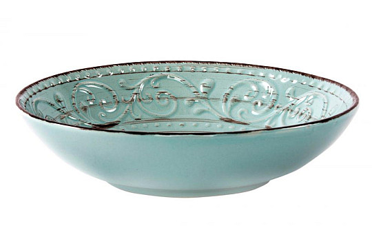 Assiette creuse BLEU RELIEF 22X4 CM
