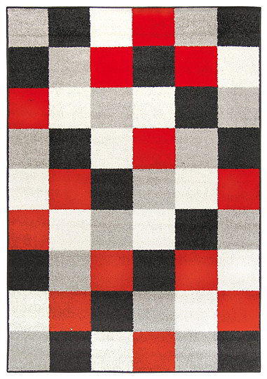 Pièce tapis LOTTO cubes rouge