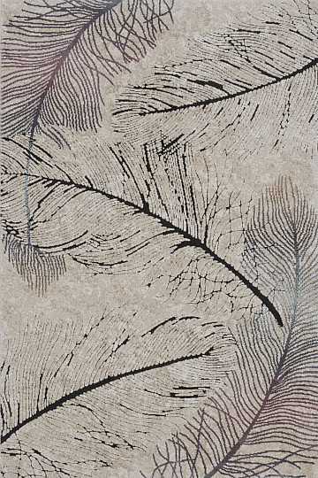 Tapis pièce BOHO feuilles